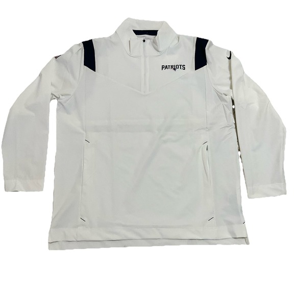 New England Patriots Nike NFL On Field Dri-Fit Pullover‎ Men's White Sz Xxl